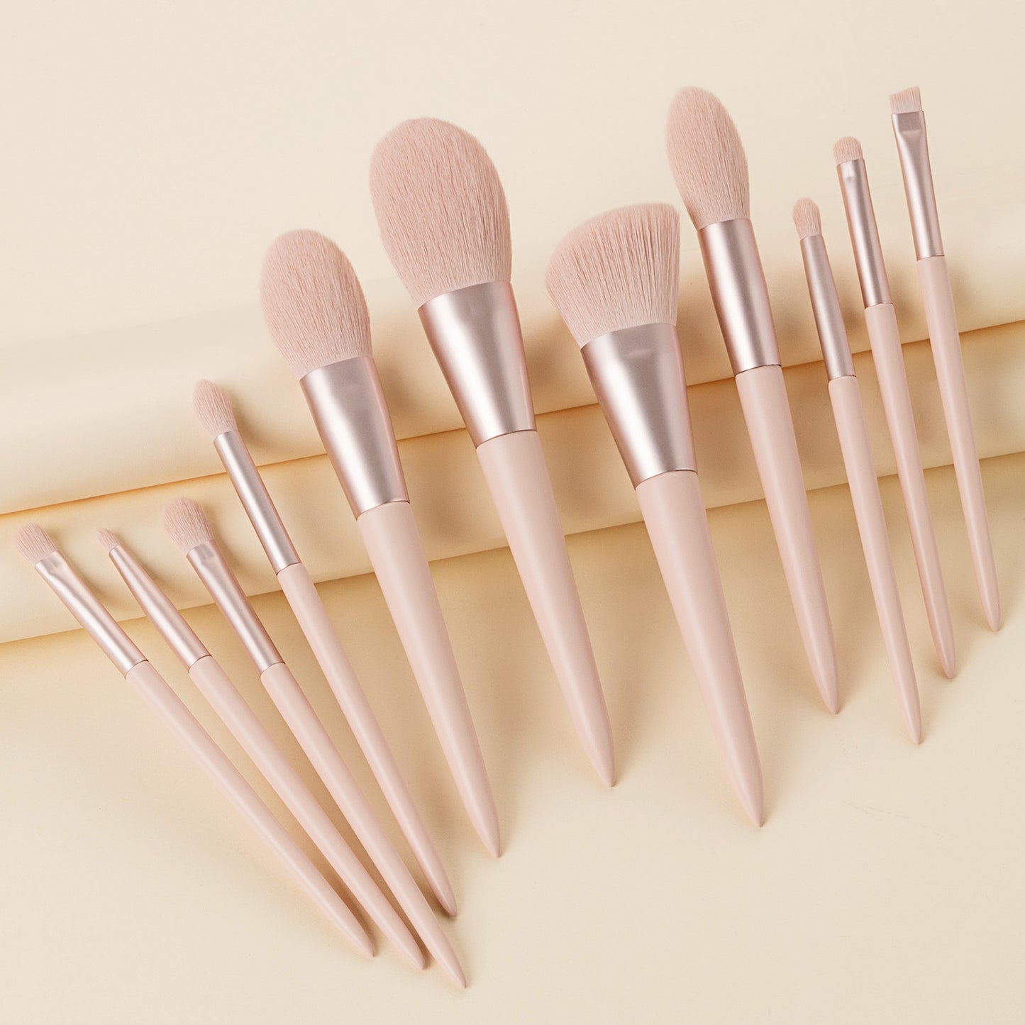 Set of 11 Professional Makeup Brushes